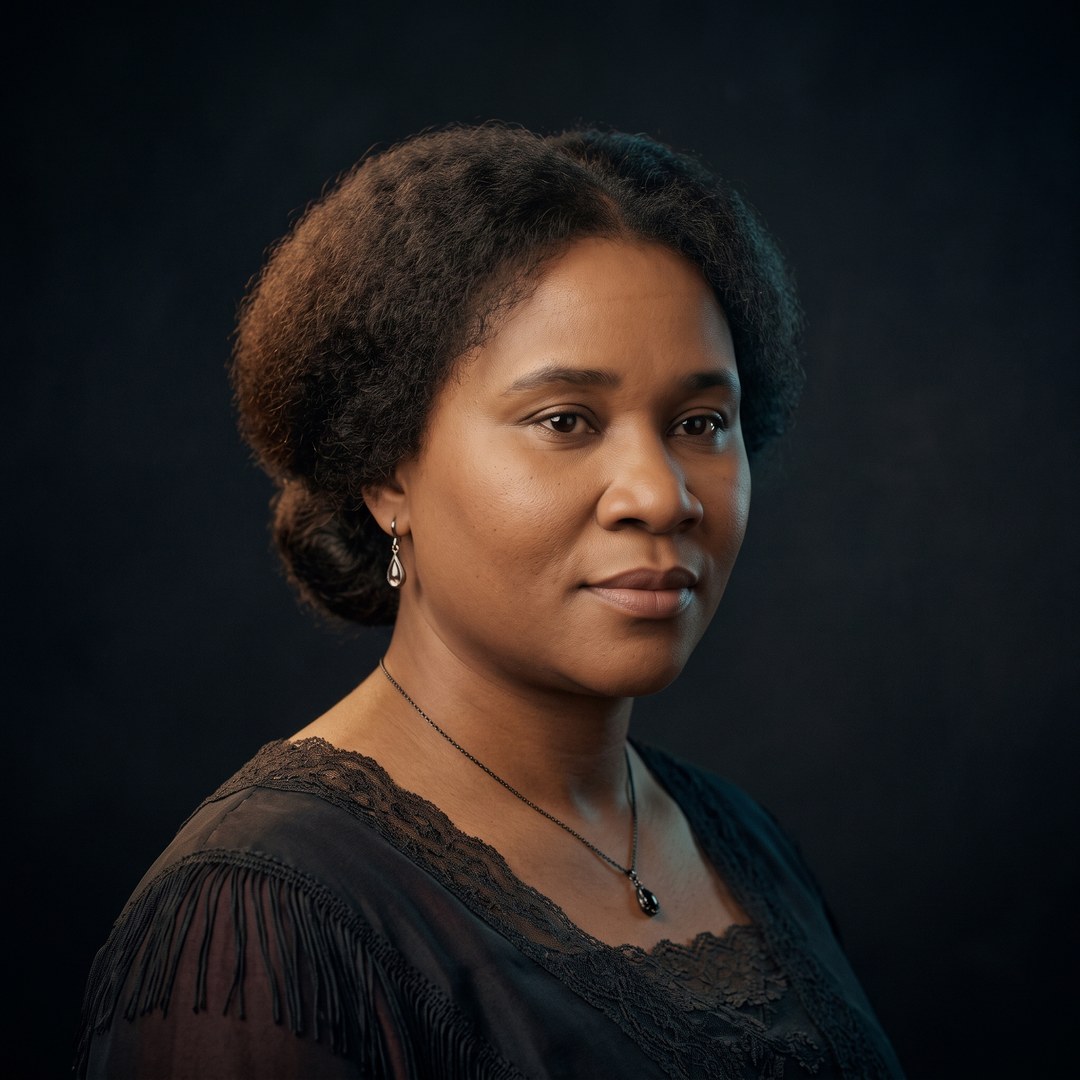 AI-created tribute portrait of Madam C. J. Walker.