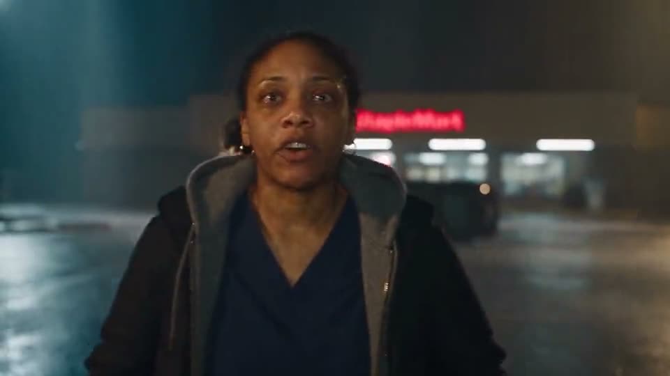 A person speaking directly to the camera.
